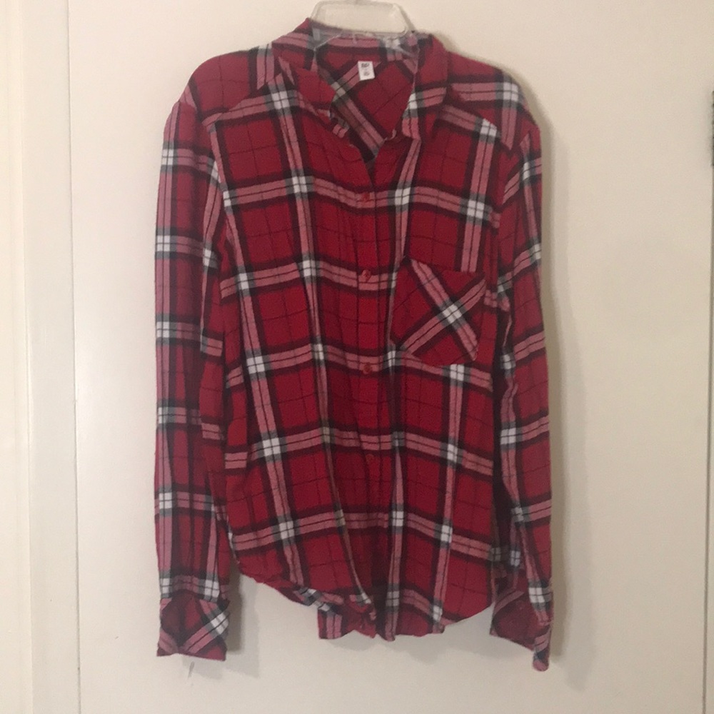 Red plaid button up by BP (Nordstrom)